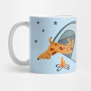 Camping Dog Mug